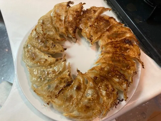 焼き目が付いたらお皿に盛って完成